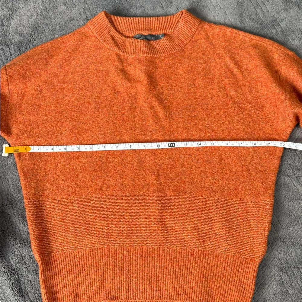 Prana Azure Sweater XS Wool Blend Color Gingerbread